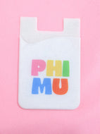 Shimmer Phone Wallet- Phi Mu
