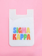 Shimmer Phone Wallet- Sigma Kappa