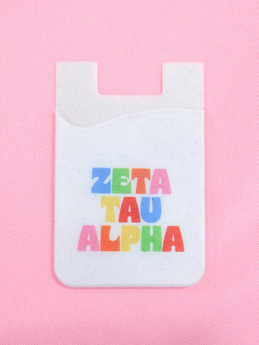 Shimmer Phone Wallet- Zeta Tau Alpha