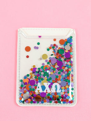 Confetti Phone Wallet- Alpha Chi Omega