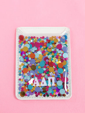 Confetti Phone Wallet- Alpha Delta Pi