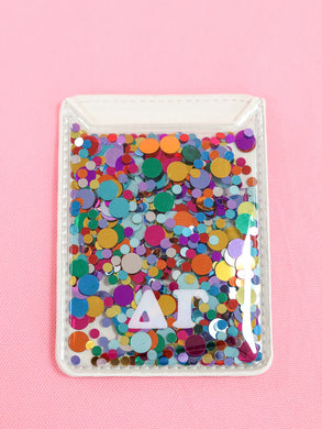 Confetti Phone Wallet- Delta Gamma