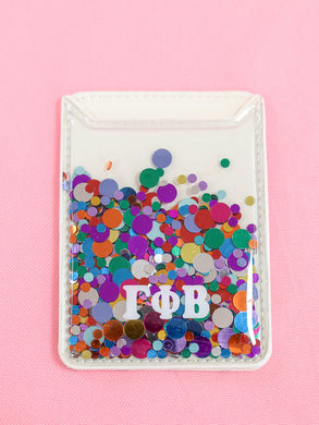 Confetti Phone Wallet- Gamma Phi Beta