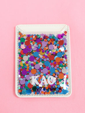Confetti Phone Wallet- Kappa Alpha Theta