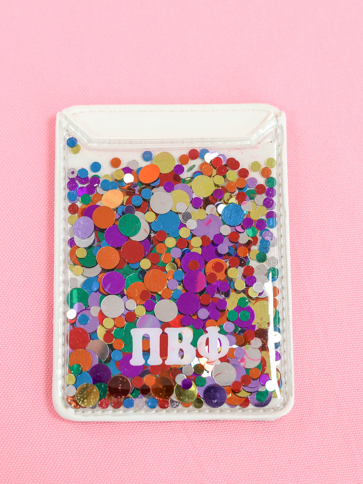 Confetti Phone Wallet- Pi Beta Phi