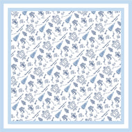 Greek Toile Silk Scarve- Kappa Kappa Gamma