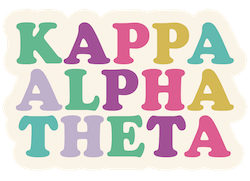 Tumbler Magnet- Kappa Alpha Theta