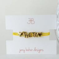 Bubble Cord Bracelet- Kappa Alpha Theta