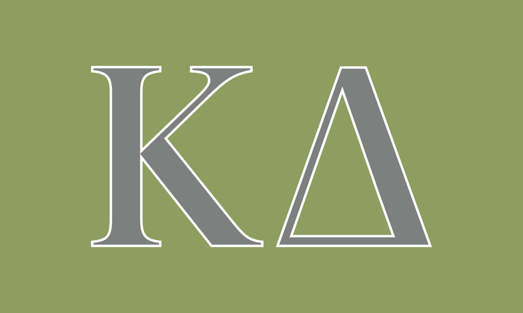 Greek Letter Flag- Kappa Delta