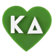 Acrylic Heart Pin- Kappa Delta
