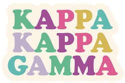 Tumbler Magnet- Kappa Kappa Gamma
