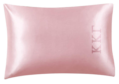 Pink Satin Pillowcase- Kappa Kappa Gamma