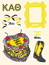 Sorority Puffy Stickers