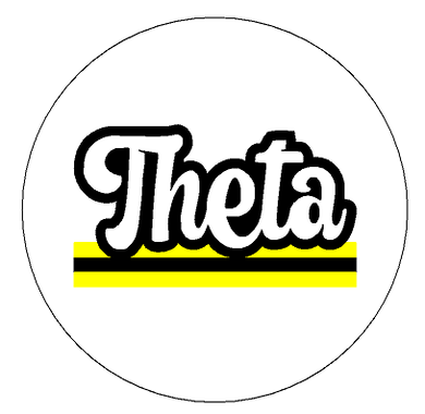 Retro Stripe Button- Kappa Alpha Theta