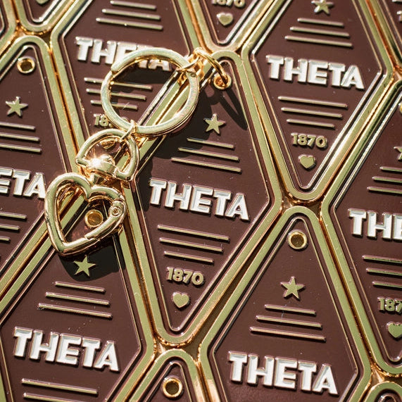 Enamel Motel Keychain- Kappa Alpha Theta