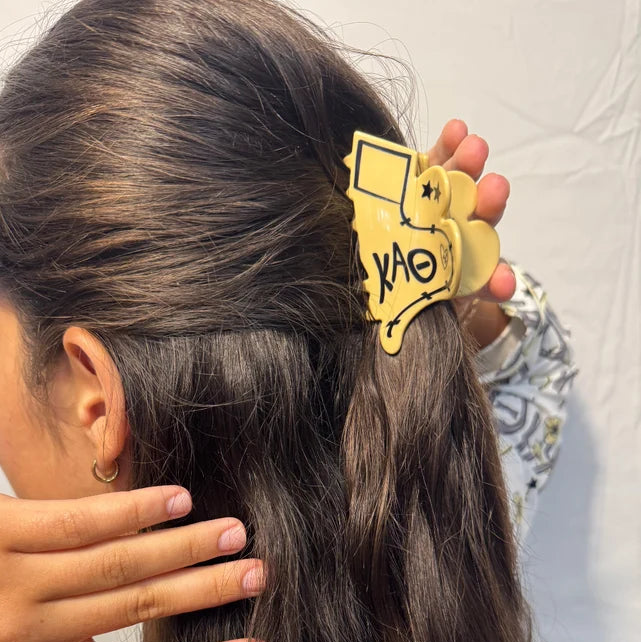 Mascot Hair Clip- Kappa Alpha Theta