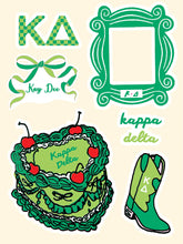 Sorority Puffy Stickers