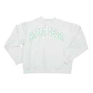Mock Neck Twill Sweatshirt- Kappa Delta