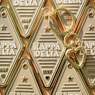 Enamel Motel Keychain- Kappa Delta
