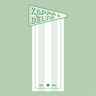 Pennant Flag Notepad- Kappa Delta