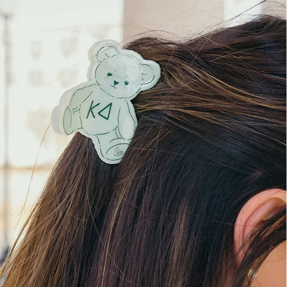 Mascot Hair Clip- Kappa Delta