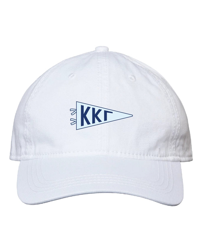 Needlepoint Pennant Hat- Kappa Kappa Gamma
