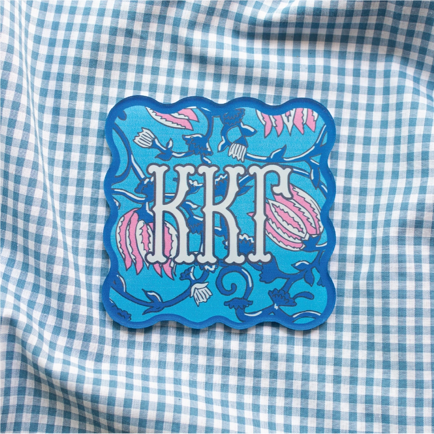 Block Acrylic Coaster- Kappa Kappa Gamma