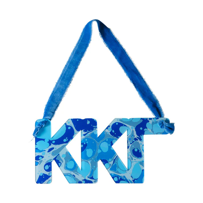 Sorority Acrylic Marbled Hanger-Kappa Kappa Gamma