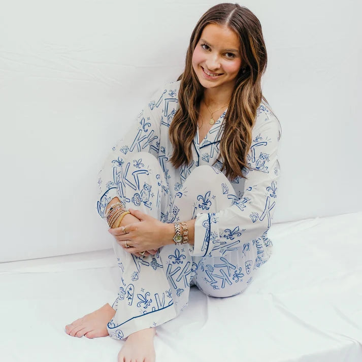 Long Set Pajamas- Kappa Kappa Gamma