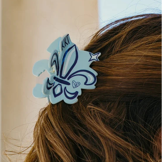 Mascot Hair Clip- Kappa Kappa Gamma