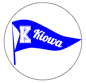 Camp Pennant Button- Kiowa