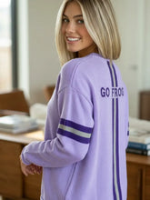 TCU Long-Sleeve Knit Lavender