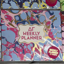 Desk Planner- Delta Gamma