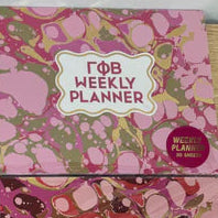 Desk Planner- Gamma Phi Beta