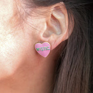 Camp Enamel Studs- Mystic