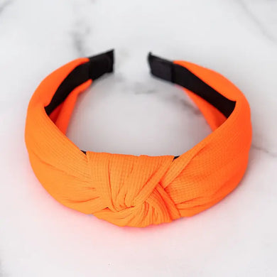 Camp Headband- Neon Orange