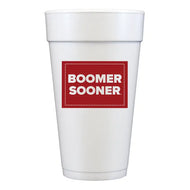 Rectangle Label Styrofoam Cups- OU