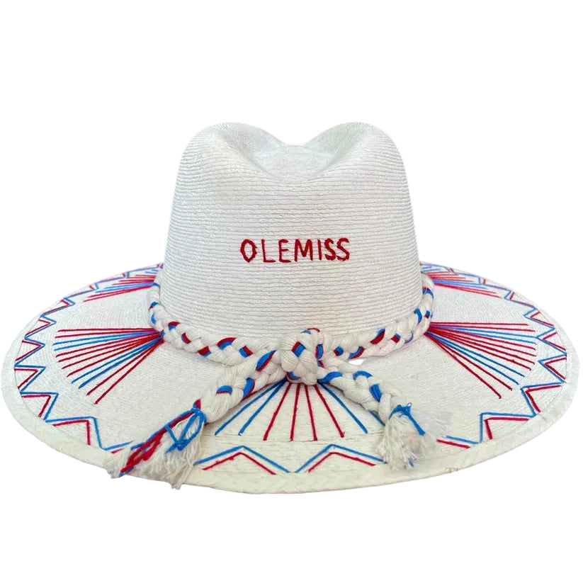 PREORDER Gameday Straw Hat- Ole Miss