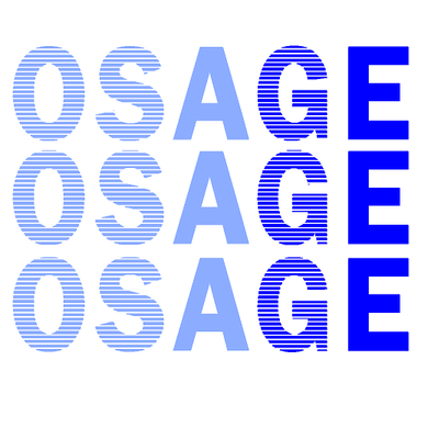 Ombre Camp Tee- Osage