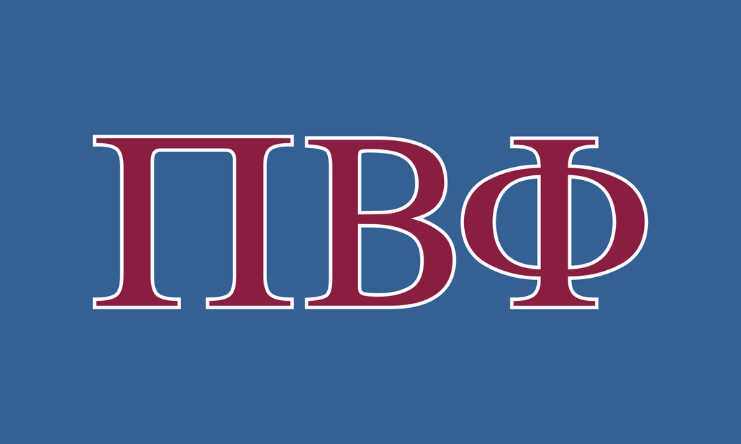 Greek Letter Flag- Pi Beta Phi