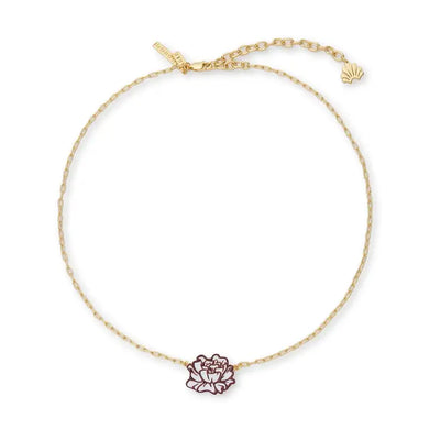 Gold Charm Necklace- Pi Beta Phi