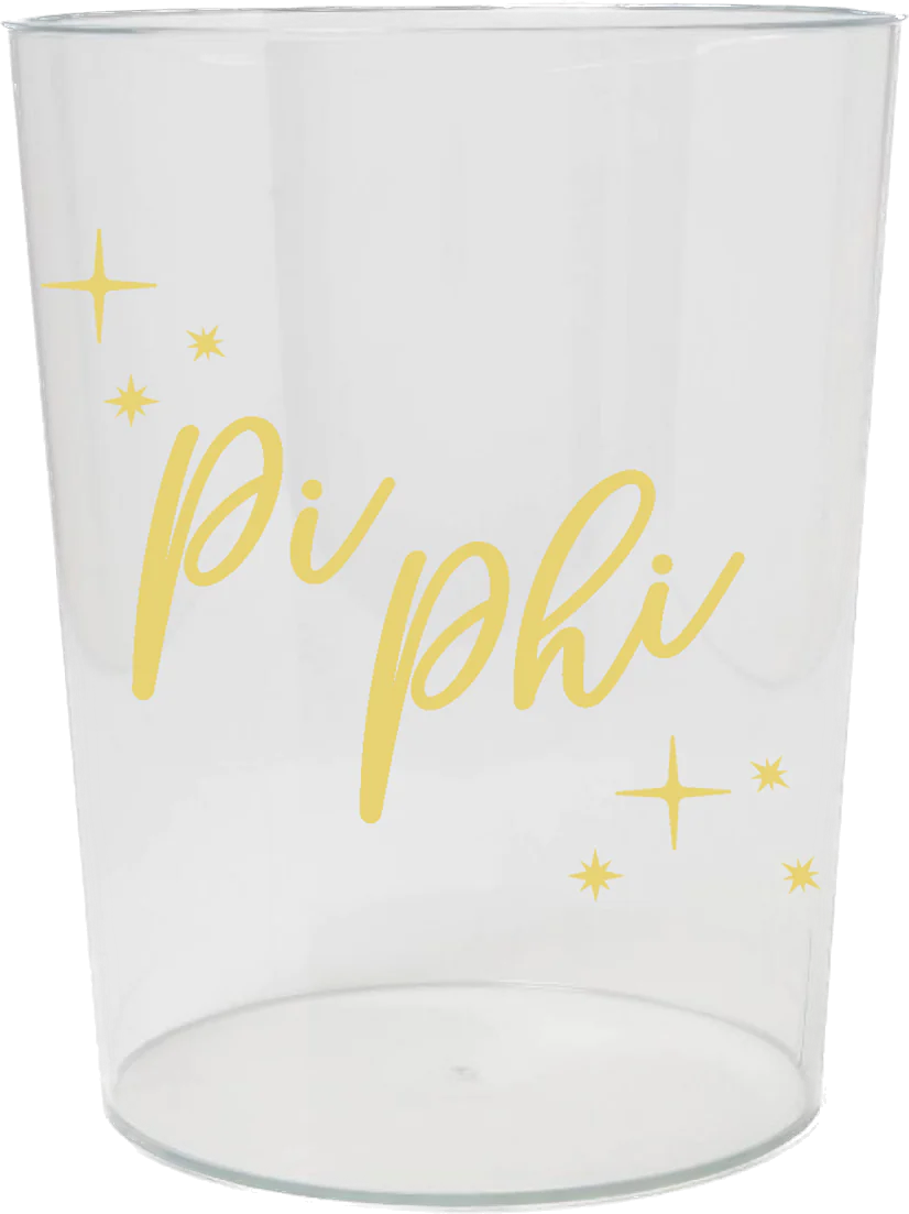 Vintage Vegas Wastebasket- Pi Beta Phi