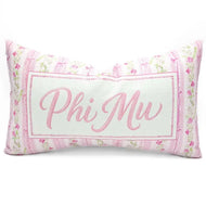 Grandmillenial Velvet Pillow- Phi Mu