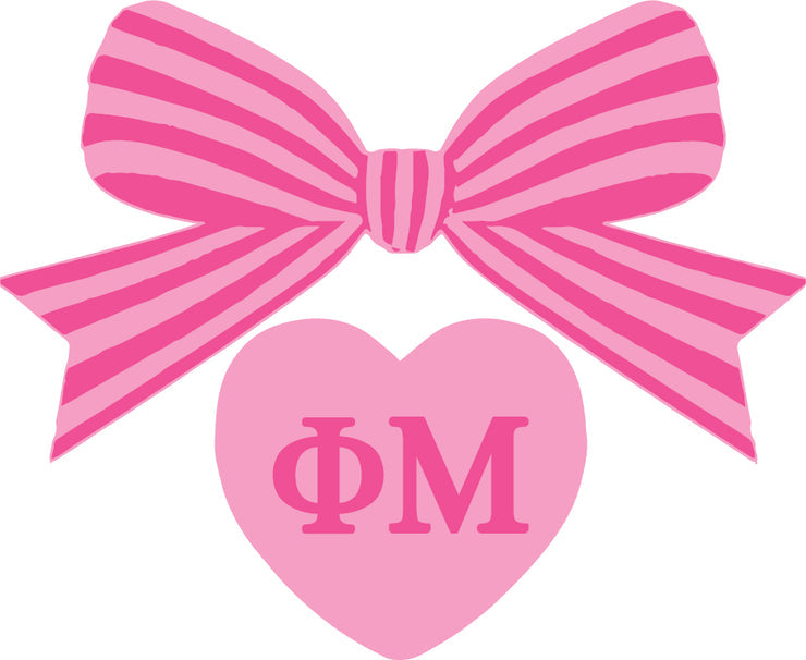 Bow Decal- Phi Mu