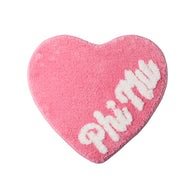 Heart Mini Rug-Phi Mu