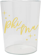 Vintage Vegas Wastebasket- Phi Mu