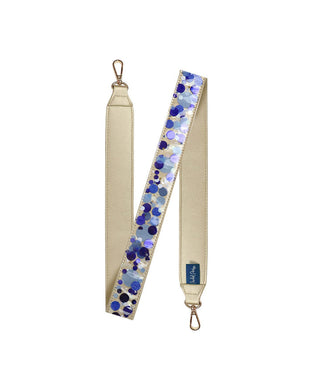 Confetti Removable Strap- True Blue