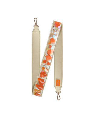 Confetti Removable Strap- Orange Burst