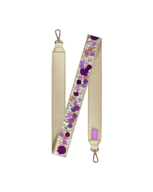 Confetti Removable Strap- Purple Crush