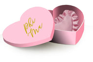 Sorority Badge Pillow and Box - Phi Mu